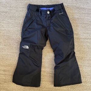 The North Face Black Snow Pants w/ Purple Fleece - Girls XXS / 5T